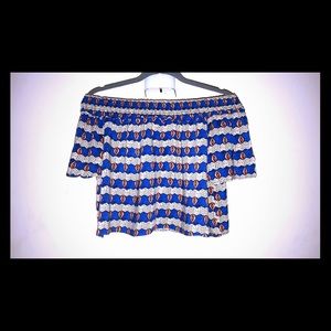 Tribal crop top